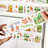 Little Red Riding Hood Washi Tape Sticker Set