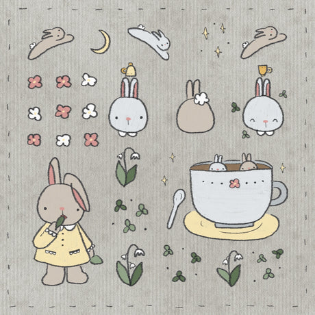 Bunny Washi Sticker Sheet