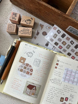 Cup Car Wooden Stamp