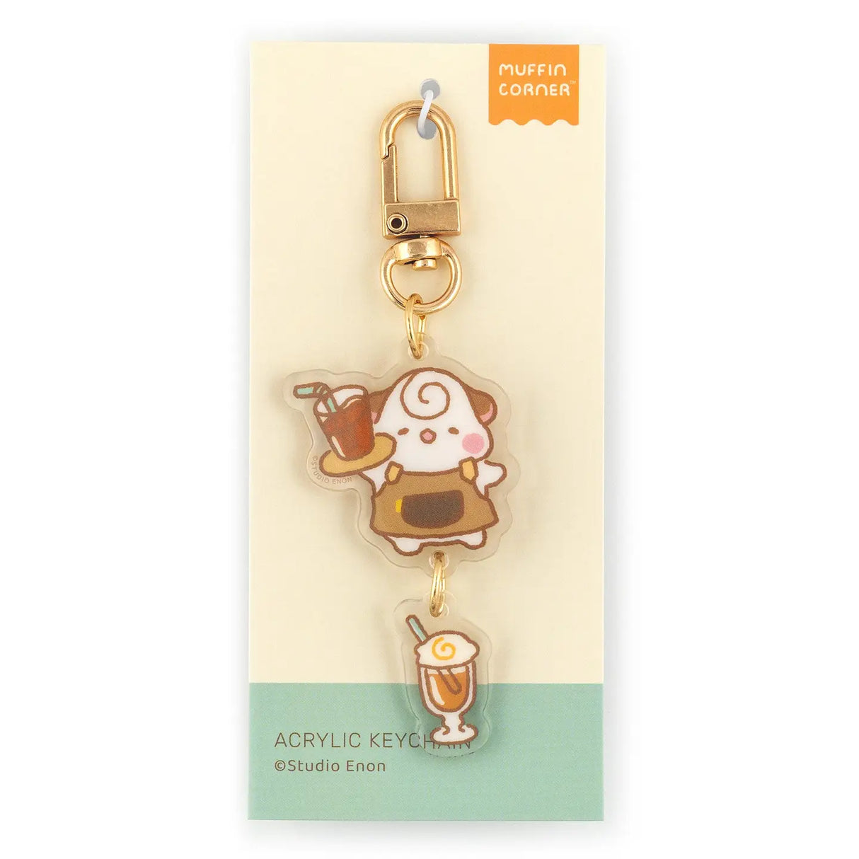 Studio Enon - Coffee Shop Keychain - Cocoroll Barista