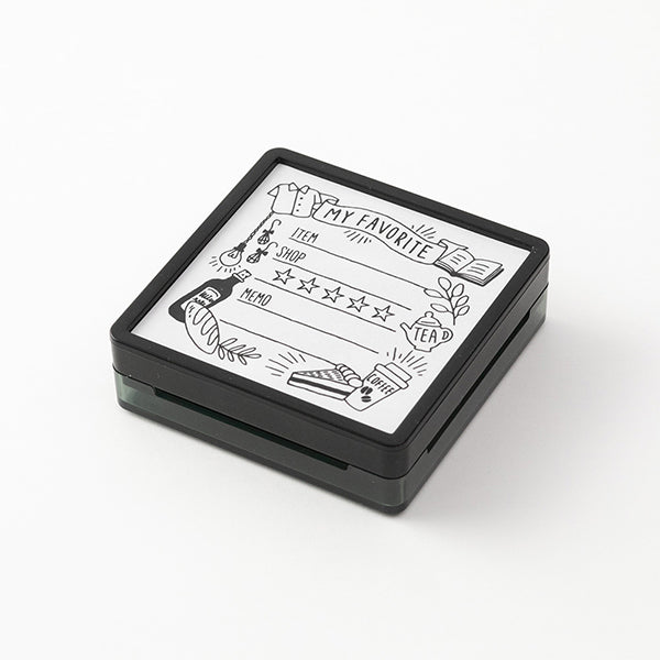 Midori Pre-inked Stamp-Favorites