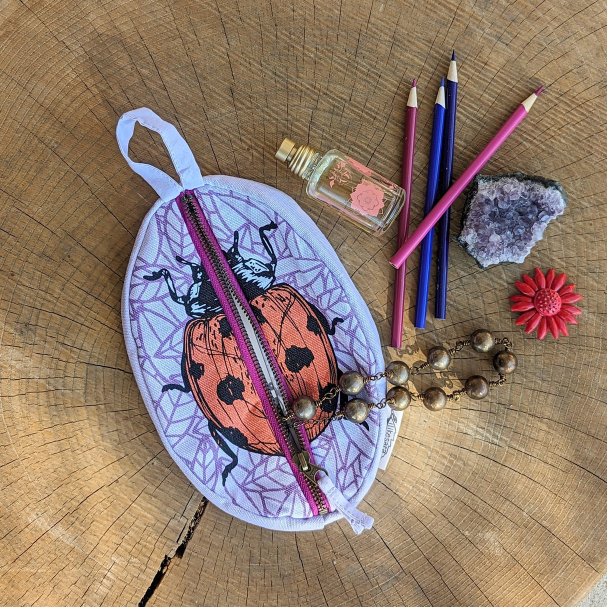 Ladybug Zippered Pouch