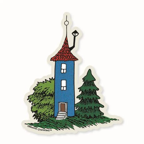 Welcome to Moominvalley.

Inspired by Tove Jansson’s beloved world, this collection celebrates the beauty of a slower, gentler way of living where simple pleasures like a warm cup of tea, a quiet walk, and time spent with friends mean everything. Each piece reflects the spirit of Moominvalley: thoughtful, whimsical, and rooted in everyday joy.

Vinyl Sticker
Approx. 3" x 3"
Made in U.S.A.