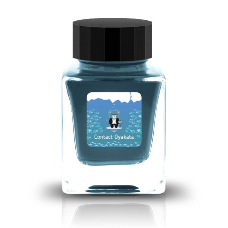 The Three-Year Anniversary Contact Collection features rich, vibrant colors with a smooth writing experience and fascinating characteristics such as shimmer and scent. The “Super” inks contain iridescent shimmer particles that shift color with the light, while the scented inks add a sensory twist to your writing. Please note that scented inks may feather when a large amount is applied—using fountain pen–friendly paper is recommended for the best results.