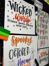 Wicked Words: Beginner Spooky Lettering Workshop with Emily Solis