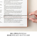 Midori Lens Ruler - Transparent