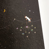 Hobonichi Hiroko Kubota: Hobonichi Graph Notebook (A5) - Another night of falling star sparklers