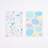 Hobonichi Yuri Sanae: Layering Stickers (Forest Lake)