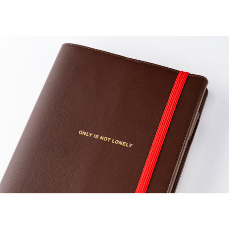Hobonichi 2026 A5 Cover - Only is Not Lonely (Chocolate)