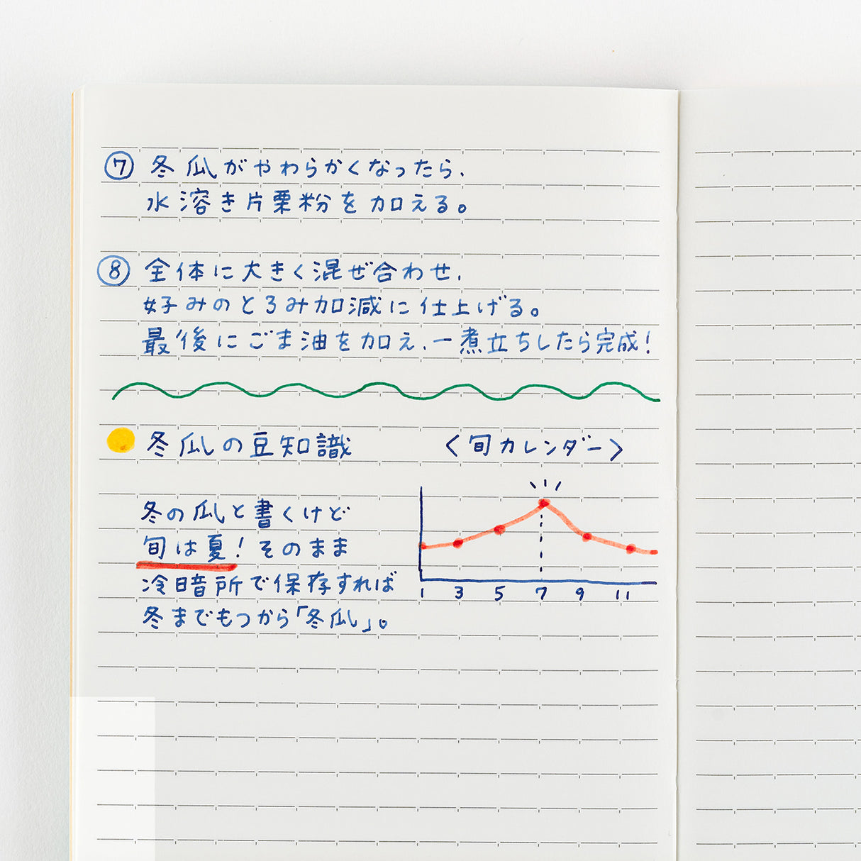 Cuaderno de hojas rayadas Hobonichi (tamaño A5)