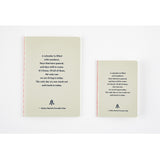 Hobonichi Fireside Chat Notebook - Graph (B7 Size)