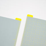 Tablero para lápices Hobonichi para tamaño A6 (gris hielo x amarillo)