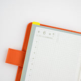 Tablero para lápices Hobonichi para tamaño A6 (gris hielo x amarillo)