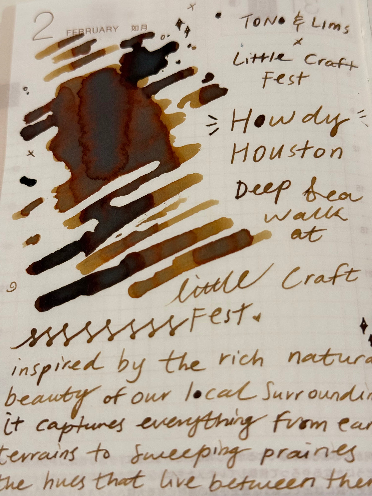 Little Craft Fest X TONO & LIMS Exclusive Ink - Howdy Houston