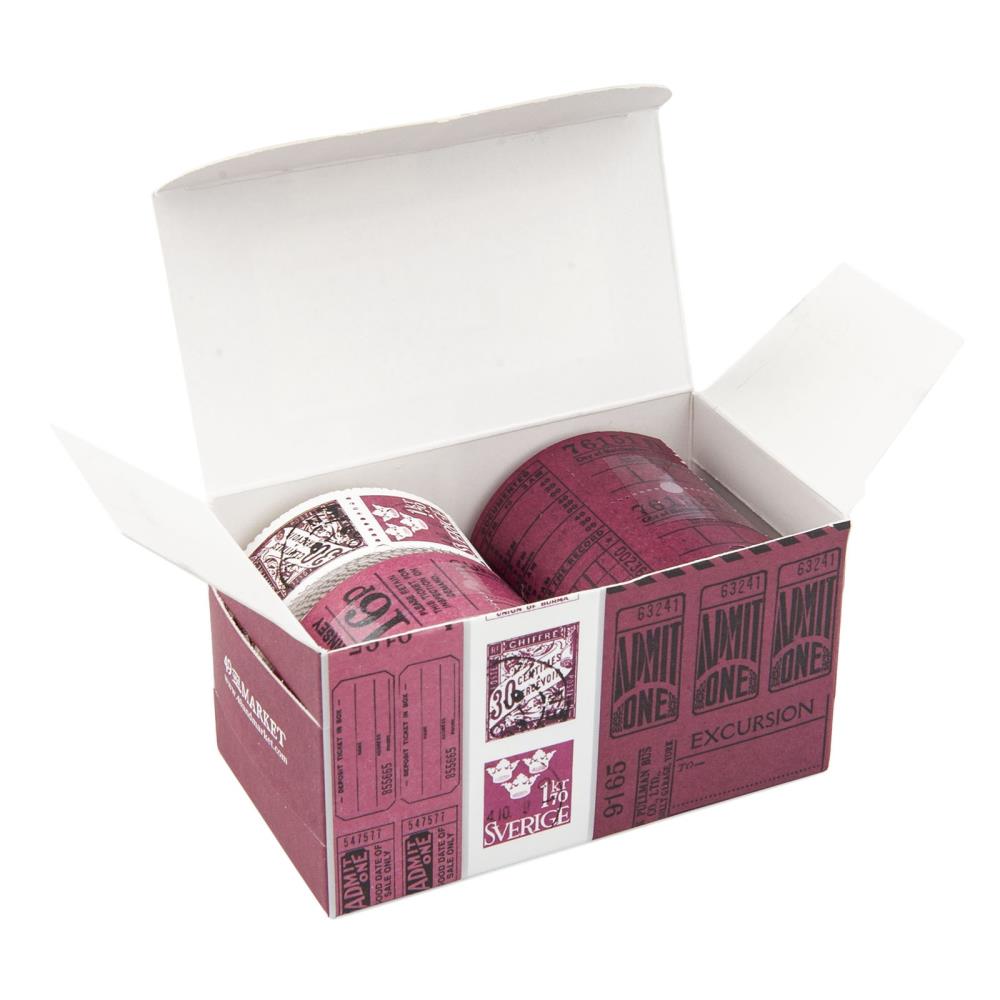 49 And Market Vintage Bits Ticket Essentials Plum