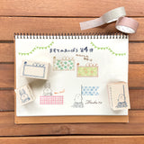 Masking Tape Companion Rubber Stamp - Shimaenaga