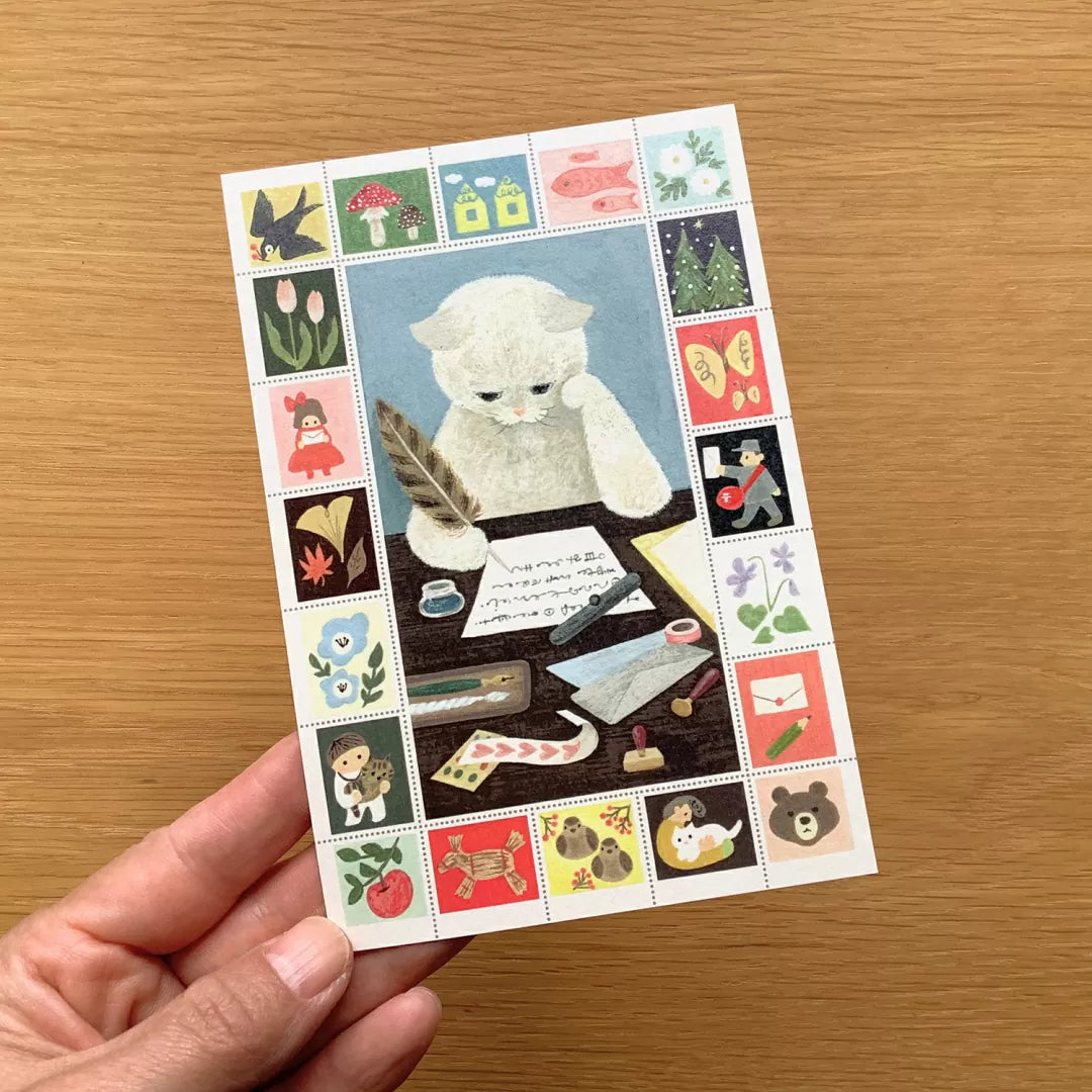 Size: 10cm x 14.8cm.
Double-sided full color.
Material: Paper (textured, slightly thick paper, ivory color)

The paper is environmentally friendly&nbsp;and contains over 30% non-wood bamboo pulp for a warm texture

Please note that the actual color may appear different&nbsp;on your computer or smartphone monitor.