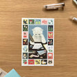 Size: 10cm x 14.8cm.
Double-sided full color.
Material: Paper (textured, slightly thick paper, ivory color)

The paper is environmentally friendly&nbsp;and contains over 30% non-wood bamboo pulp for a warm texture

Please note that the actual color may appear different&nbsp;on your computer or smartphone monitor.