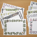 Featuring charming watercolor of various birds from Japanese illustrator 4legs

It is a convenient size that is not too big or too small.&nbsp;You can use it&nbsp;as a communication tool for small thank you and announcements.&nbsp;It is a great gift for people who like paper.&nbsp;The gorgeous and gentle designs&nbsp;will make you feel warm and fuzzy.&nbsp;

Contents: 40 sheets (10 types x 4 sheets each)
Size: A5 size (148mm×210mm)
