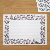 Featuring charming watercolor of various birds from Japanese illustrator 4legs

It is a convenient size that is not too big or too small.&nbsp;You can use it&nbsp;as a communication tool for small thank you and announcements.&nbsp;It is a great gift for people who like paper.&nbsp;The gorgeous and gentle designs&nbsp;will make you feel warm and fuzzy.&nbsp;

Contents: 40 sheets (10 types x 4 sheets each)
Size: A5 size (148mm×210mm)