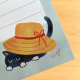 4legs A6 Letter Paper - Cranky Cat

Featuring charming watercolor of cranky cats from Japanese illustrator 4legs

It is a convenient size that is not too big or too small.&nbsp;Please use it&nbsp;as a communication tool for small thank you and announcements.&nbsp;There are no lines on the front side, so&nbsp;you can use it freely as&nbsp;a shop card or business card&nbsp;with stamps and stickers&nbsp;as well as memos and letters.&nbsp;It is a great gift for people who like paper.&nbsp;The gorgeous and gentl