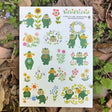 4legs Sticker Sheet - Fun Gardening for Dogs and Cats

Featuring adorable illustrations of cats and dogs spending their day gardening. These sticker sheets feature 18 different designs! These designs add personality and charm to journals, planners, scrapbooks, and happy mail.

Size: approx. 3.75in x 4.75in
Contents: 1 sheet