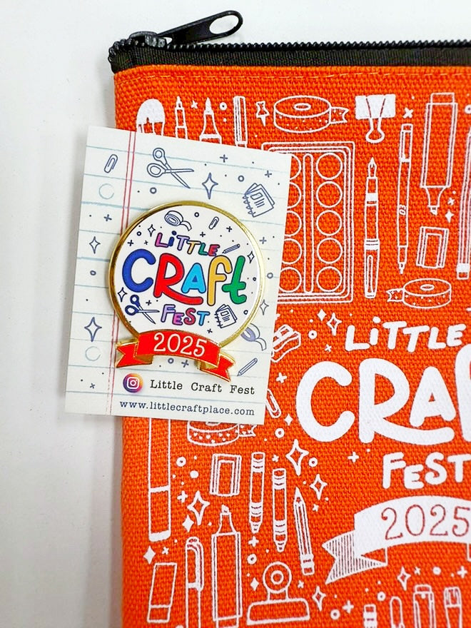 Little Craft Fest 2025 Enamel Pin