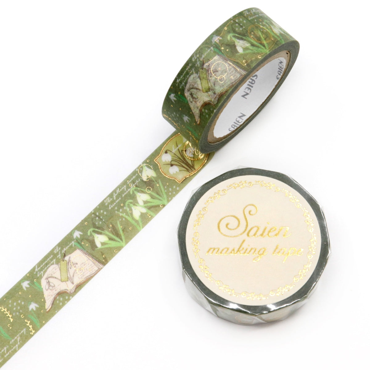 SAIEN Washi Tape - Snow Drop