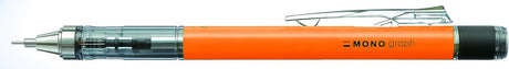 Tombow Mono Graph Mechanical Pencil - Neon Orange 0.5 mm