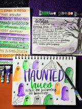 Haunted Hues: Watercolor Journaling for Beginners by Emily Solis