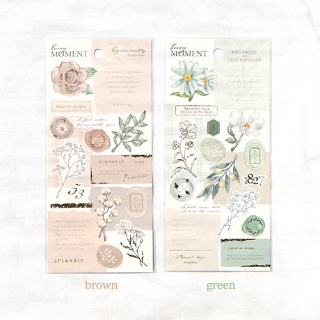 Every Moment Sticker Green