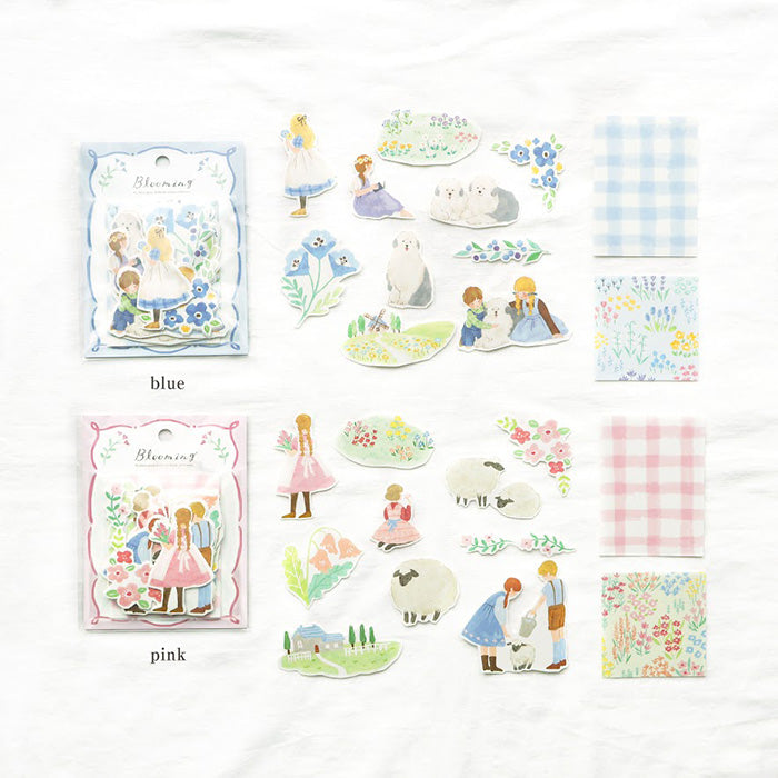 Blooming Flake Sticker Pink