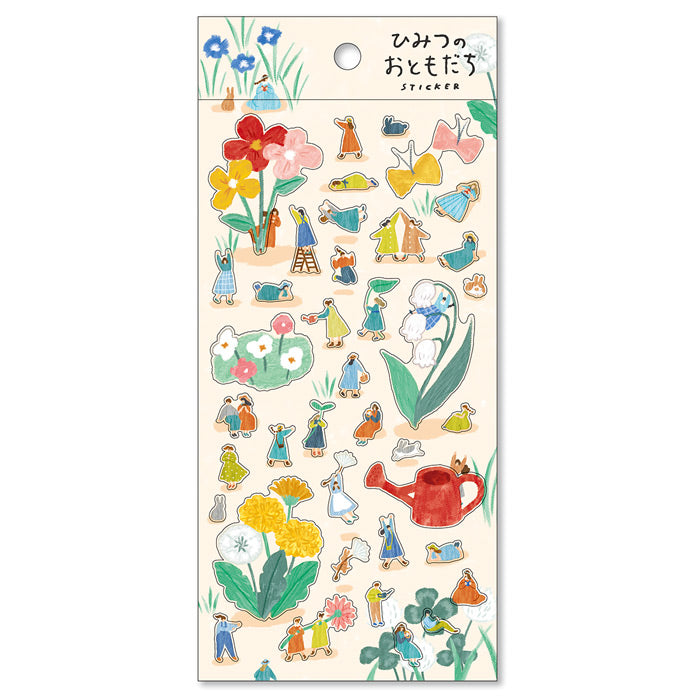 Secret Friend Sticker Sheet - Secret Flowers