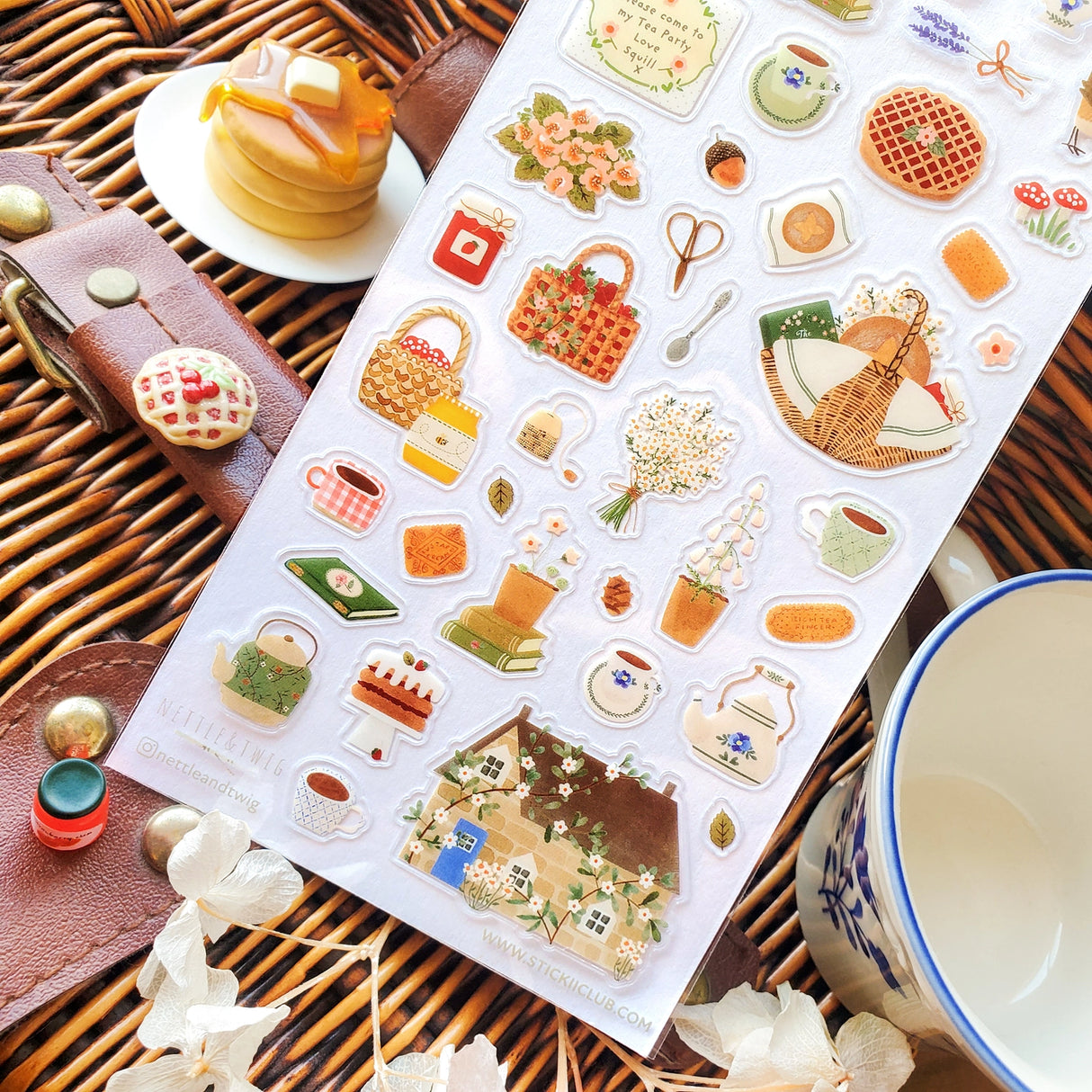 STICKII Woodland Tea Party Sticker Sheet