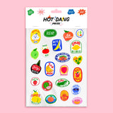 Iron-on Transfer Sheets - Produce Stickers (Pack of 2)