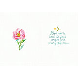 Get Well Flowers Card