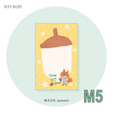 Molinta - Crayon Animal M5 Memo Sheets

Add a touch of playful charm to your notes with these Crayon Animal M5 Memo Sheets from Molinta. Each pad features adorable animals drawn in a crayon‑style illustration, giving your planners, journals, and scrapbooks a warm, hand‑drawn feel.

Available in four designs each pack includes 10 sheets, so you can pick your favorites or collect them all.