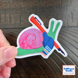 AddPeace Studio - Writing Snail Vinyl Sticker

This illustrated sticker features a snail wrapped in a scarf and holding a fountain pen, fully in its element. Thoughtful, creative, and a little poetic, it’s made for anyone who feels at home with pen in hand and ideas waiting to be written.

Details:


Size: 2.5"
Material: Waterproof, scratch-resistant matte vinyl

Made in USA, original artwork by AddPeace Studio