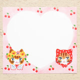 Smiling cats and rabbits are very cute block notes.
If you use it in a message or letter, the person who receives the note will surely smile.

Pack of 120 sheets that can be used every day. Another point is that it is made of firm and thick paper, so it does not transfer to the back. Please use it not only as a memo, but also as a card to accompany the gift.