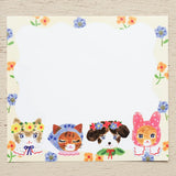 Smiling cats and rabbits are very cute block notes.
If you use it in a message or letter, the person who receives the note will surely smile.

Pack of 120 sheets that can be used every day. Another point is that it is made of firm and thick paper, so it does not transfer to the back. Please use it not only as a memo, but also as a card to accompany the gift.