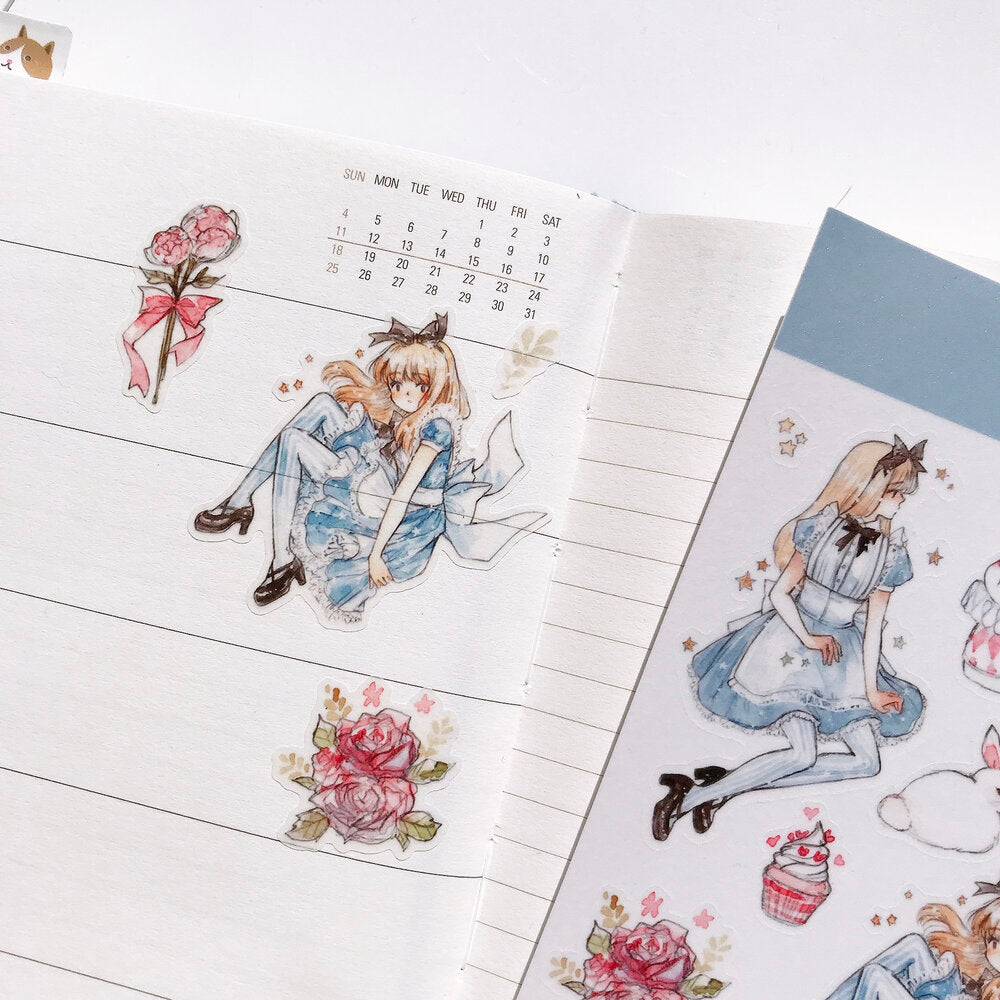 Cherry Rabbit Alice & Rabbit Sticker Sheet