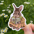 Allison Stoiser Art - Bookish Cottontail Rabbit Vinyl Sticker


This cottontail rabbit is settled in to read her favorite book of all time: Jane Hare!