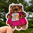 Allison Stoiser Art - Manga-Loving Tortoiseshell Cat Vinyl Sticker


This tortoiseshell Persian cat has strong feelings about manga, and she isn't afraid to share them. Be sure to follow her on TikTok if you want to hear her thoughts on Volume 57 of Meow!