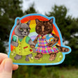 Allison Stoiser Art - Rainbow Gal Pals Bookish Cats Vinyl Sticker


Nothing to see here! Just a couple of gals being pals and going on a reading date at the park. This Russian blue cat and her tortoiseshell cat companion can't wait to sit under a shady tree and read the books they just picked out at their favorite bookstore!