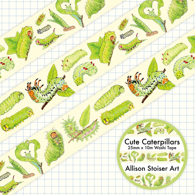 Cute Caterpillars Washi Tape
