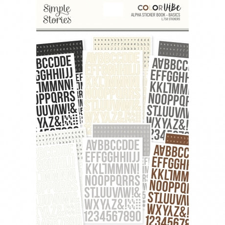 Basics Alpha Sticker Book