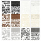 Basics Alpha Sticker Book