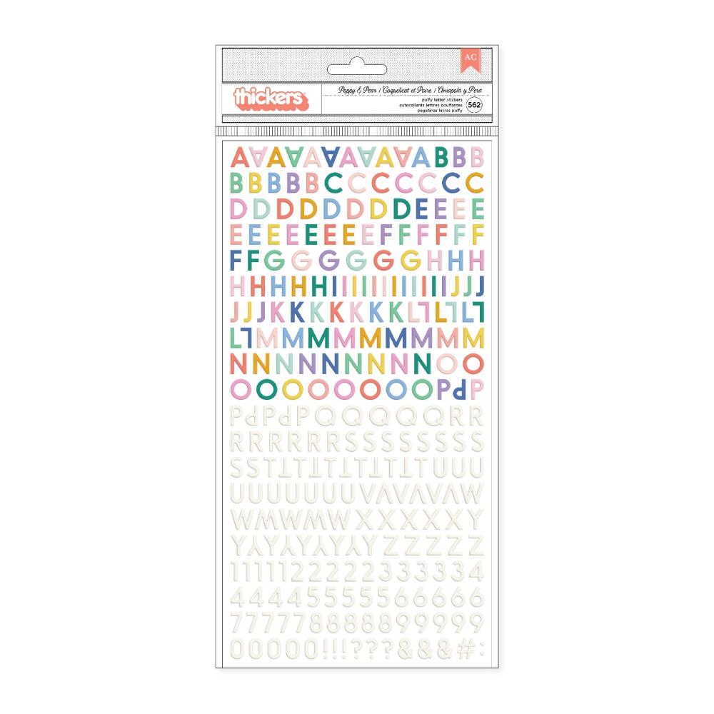 American Crafts Hello Little Girl Thickers Stickers 562/Pkg