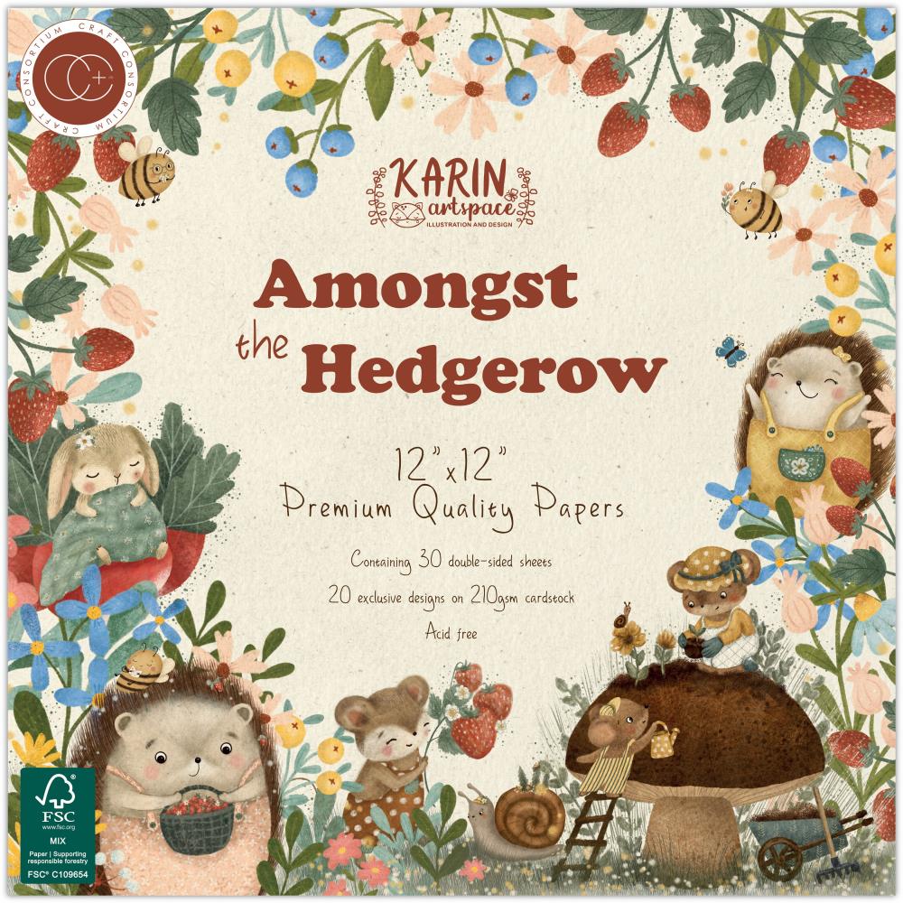 Craft Consortium Paper Pad 12"X12" - Amongst The Hedgerow