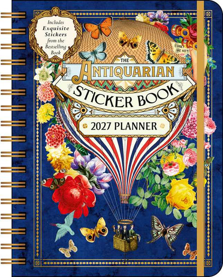 Whether you love to junk journal or need to get your thoughts down on paper, you can add vintage-inspired beauty to every week with the spreads and stickers in The Antiquarian Sticker 2027 Planner.

Gorgeous, inspiring, and dreamily vintage, the spreads and stickers in The Antiquarian Sticker 2027 Monthly/Weekly Planner bring a world of enchantment to your daily life. Nurture your creativity and keep yourself organized with this treasure trove of vintage-inspired aesthetics.

Features include:
- Dimensions: